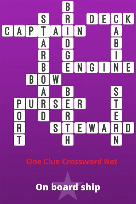 a ship crossword clue